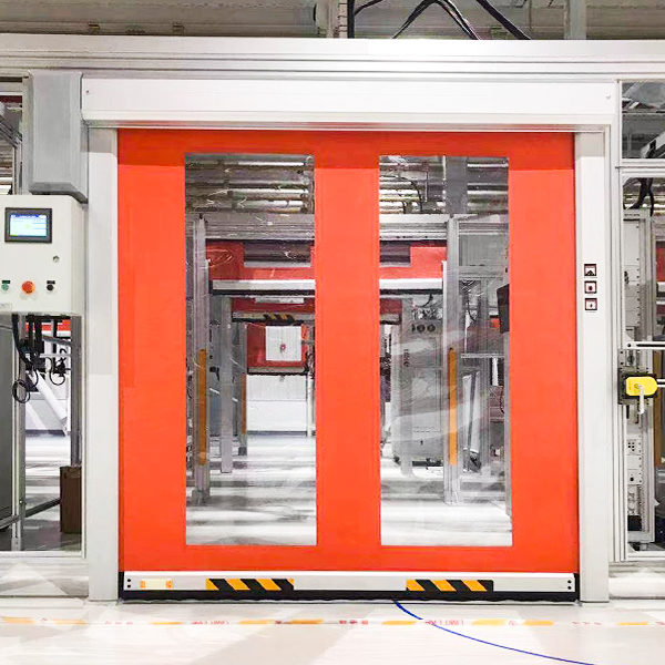 Porta ad avvolgimento rapido in tessuto